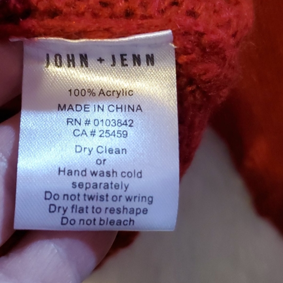 NWT John+Jenn oversized sweater Sz L - Picture 4 of 6